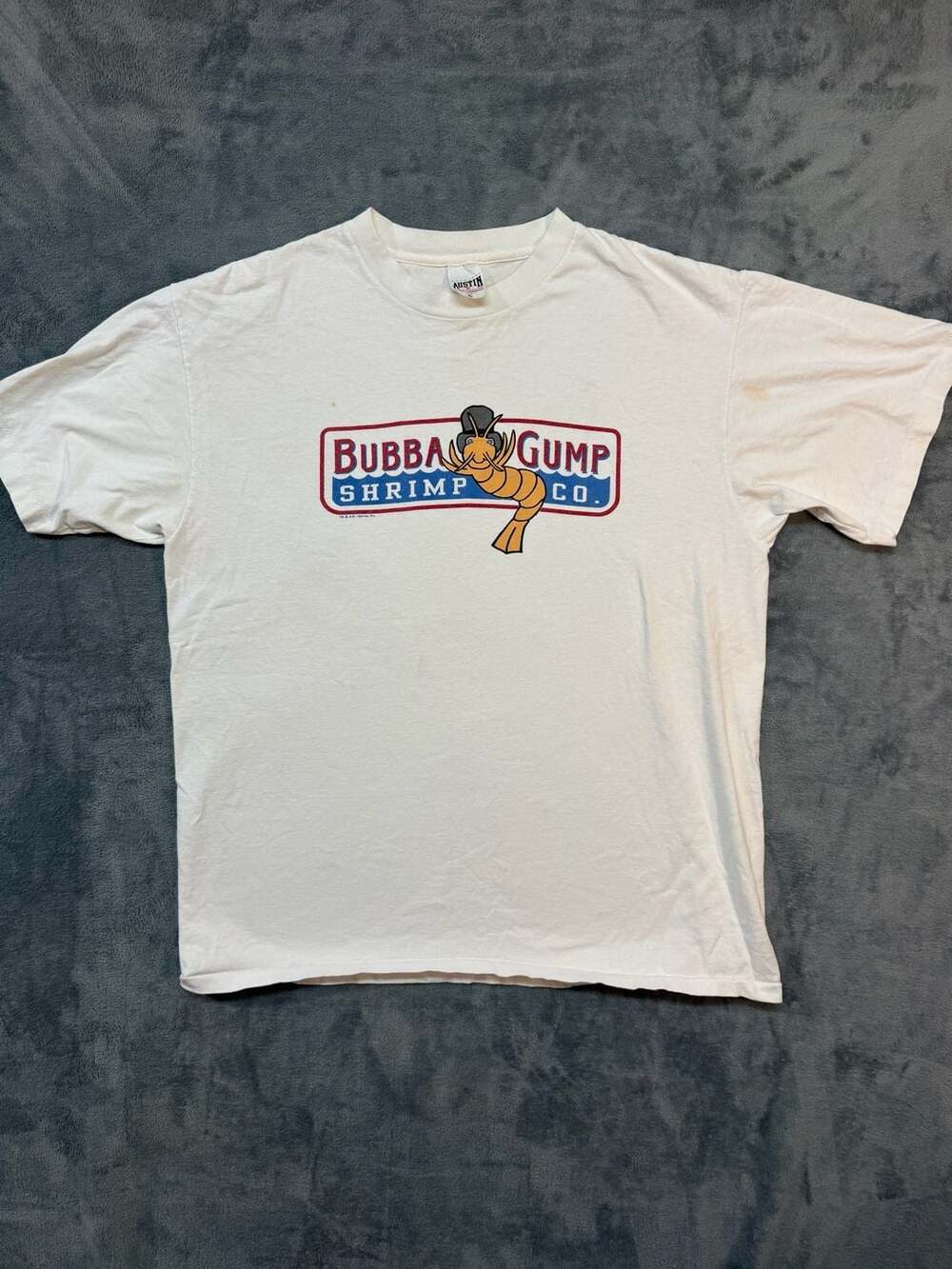 USA Vintage 1994 Bubba Gump Shrimp Co Movie Promo T-Shirt White XL